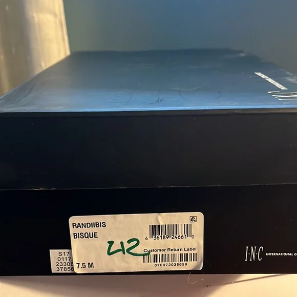 INC Rhinestone golden bronze heels - Picture 5 of 5